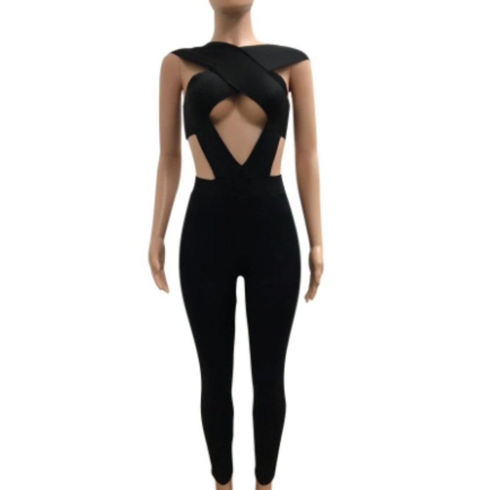 Jumpsuits noir - Picture 2 of 4